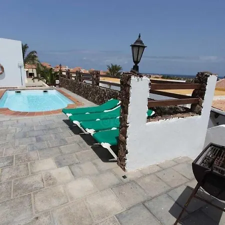 With Private Pool ,barbecue, Next The Sea In Beach * Caleta De Fuste